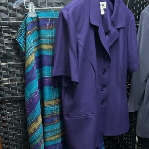 Women  Button-Up Skirt Suit